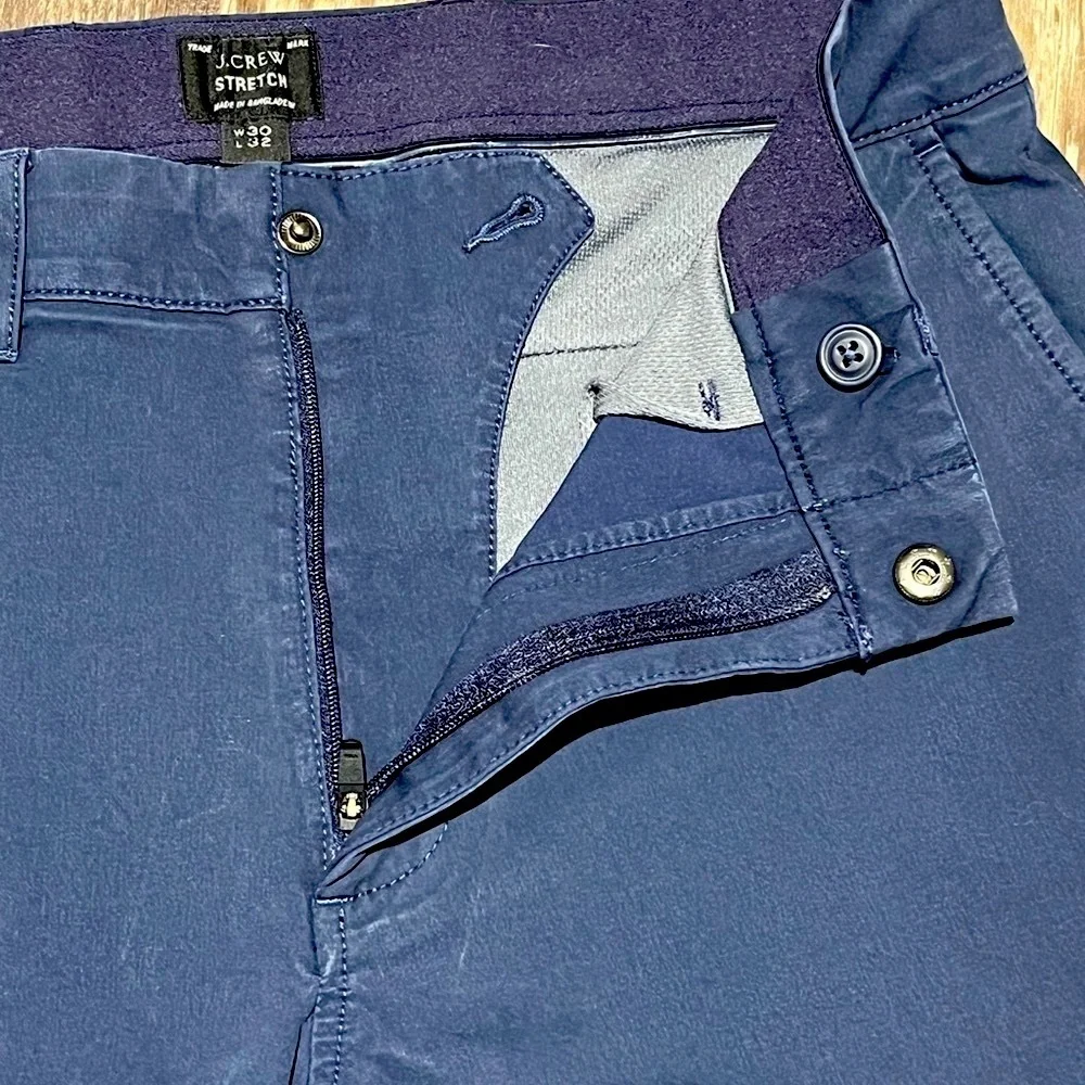 J. Crew pants stretch blue Sz 30 484 Slim-fit tech